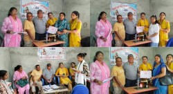 सिलाई–कटाई तालिम सम्पन्न, २० महिलालाई मेसिन र प्रमाणपत्र वितरण