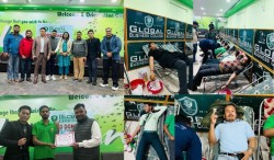 ग्लोबल बिजनेस कलेजद्वारा बृहत रक्तदान कार्यक्रम सम्पन्न 