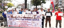 भाषा परीक्षा उत्तीर्ण भएर पनि कोरिया जान नपाएको भन्दै माइतीघरमा प्रदर्शन