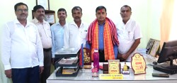 पिएचडी उपाधि प्राप्त डा. राजु बैठा वडा समितिद्वारा सम्मानित