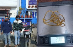 सुनको सिक्री लुटपाट गरेको आरोपमा दुई जना पक्राउ 