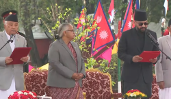 बालेन शाहले लिए प्रधानमन्त्रीको शपथ