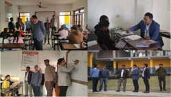बारामा संचालन निःशुल्क एस.ई.ई. तयारी कक्षाको प्रमुख प्रशासकीय अधिकृत बर्तौलाद्वारा स्थलगत अनुगमन