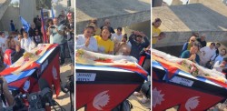 नेपाल फर्कनुअघि इजरायलमा विपिनलाई भावपूर्ण श्रद्धाञ्जली
