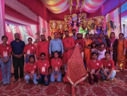 वीरगञ्ज–४ भगवती टोलमा ११ वर्षदेखि भव्य दुर्गापूजा, यस वर्ष पाँच लाख खर्च अनुमान