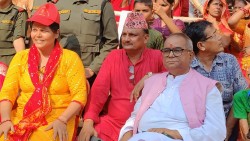 गहवामाई मन्दिरमा फूलपाती भित्र्याइयो, सभ्य, मर्यादित र व्यवस्थित ढंगले चाडपर्व मनाउन एमाले नेता हजराको आग्रह