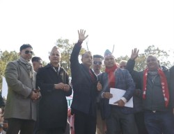 कांग्रेस विशेष महाधिवेशनमा गगनकुमार थापाको उपस्थिती