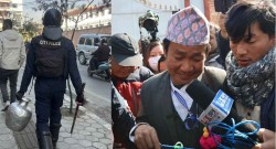 सिंहदरबार अगाडि प्रहरीले खोस्यो हर्कको गाग्री