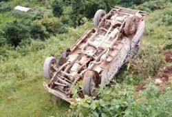 चितवनमा जिप दुर्घटनामा परि ६ भारतीय घाइते