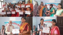 ३० दिने ब्युटिसियन तालिम सम्पन्न ,तालिममा सिकेका सीपमूलक ब्यवहारमा  ल्याउन वडा अध्यक्ष अग्रवालको भनाइ