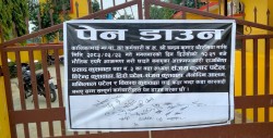 कर्मचारीमाथि कुटपिटको विरोधमा कालिकामाई गाउँपालिकामा पेन डाउन, सेवा ठप्प