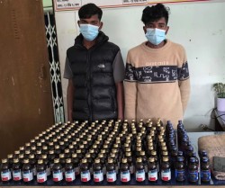 सर्लाहीबाट ठूलो परिमाणमा लागू औषधसहित दुई  जना पक्राउ