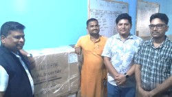 नारायणी अस्पताललाई गाउँपालिकाबाट एसी सहयोग, बिरामीलाई गर्मीबाट राहतको अपेक्षा