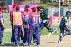 नेपाल ‘ए’–आयरल्यान्ड वल्भ्स टी–२० सिरिजः अन्तिम खेलमा नेपाल तीन रनले विजयी