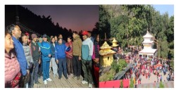 प्रचण्डद्वारा पाण्डवेश्वर मन्दिरको अवलोकन