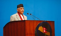 विकास निर्माणमा ‘ब्रेक’ लगाइएका काम अगाडि बढाएका छौं : प्रधानमन्त्री ओली