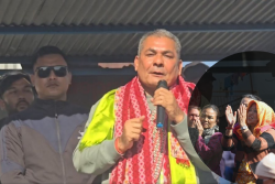 बालेनलाई दुर्गा प्रसाईंको चुनौती– सुकुमवासी बस्ती घिनलाग्दो छ भने तिनका लागि राम्रो घर बनाइदिनुस्