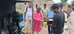 संविधानसभा सदस्य बिचारी यादवद्वारा सडक ढलान कार्यको शिलान्यास
