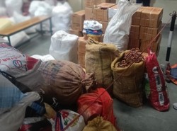 वीरगन्जमा भन्सार छलिका ७५ बोरा चामल आलु गोदामबाट बरामद