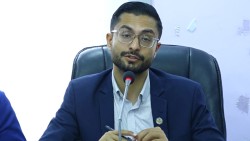 शिक्षा तथा खेलकुद मन्त्री सस्मित पोखरेल विरुद्ध त्रिविका विद्यार्थीले प्रदर्शन