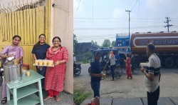 “तराई भीषण गर्मीले सर्वसाधारणको स्वास्थ्यमा प्रतिकूल असर पारिरहेको अवस्थामा पूर्व मेयर सरावगीद्वारा शीतल सातु वितरण