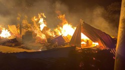 ताप्लेजुङ साब्लाखुमा आगलागीः पचास लाख बराबरको क्षति 