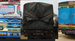 वीरगञ्जबाट भन्सार छलीका सामान लोड रहेका तीनवटा ट्रक पर्सा प्रहरीको नियन्त्रणमा
