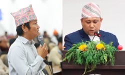 सदनमा परराष्ट्रमन्त्रीको जवाफका बेला हर्क साम्पाङले गरे ‘डिस्टर्ब’