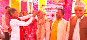 पर्सागढी–६ मा काँग्रेसलाई ठूलो झट्का, दर्जनौँ नेता एमालेमा प्रवेश