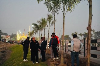 बिरगंज मितेरी पुल क्षेत्रमा आधुनिक लाइटिङ्ग जडान