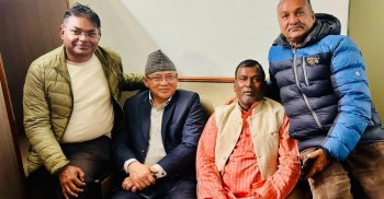 भोलि टाउन हलमा हुने कार्यक्रमलाई सम्बोधन गर्न उपाध्यक्ष ‘बादल’ वीरगञ्ज आइपुगे