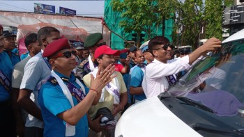 ट्राफिक सप्ताह शुरु, सवारी नियम पालना गर्न जोड