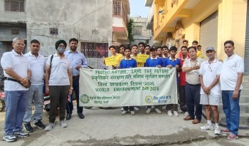 विश्व वातावरण दिवसको अवसरमा साइकल र्‍याली, वातावरण संरक्षणबारे जनचेतना फैलाइयो