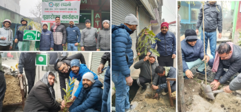 गृहलक्ष्मी बचत तथा ऋण सहकारी संस्था लिमिटेडले १६ औँ वार्षिक साधारण सभाको अवसरमा वृक्षारोपण