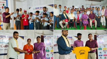 सनसाइन बोर्डिङ स्कुलमा नवनिर्वाचित विद्यार्थी नेतृत्वलाई ब्याज वितरण तथा शपथ ग्रहण