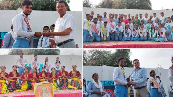 लिटल एन्जल बोर्डिङ स्कुलमा निर्वाचित विद्यार्थी नेतृत्वको शपथ तथा ब्याच वितरण