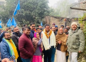 वीरगञ्ज–२४ रामगढवा–बहुवरीमा शुशिल साह कानुको घरदैलो कार्यक्रम उत्साहपूर्ण