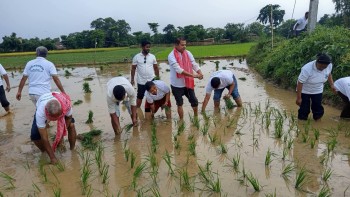 वीरगन्ज महानगरपालिकाको आयोजनामा २३ औँ राष्ट्रिय धान दिवस तथा रोपाइँ कार्यक्रम सम्पन्न