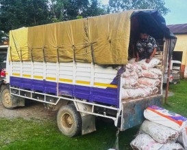 धरानबाट करिब २१ सय किलो अवैध लागुऔषध गाँजासहित एक ट्रक नियन्त्रणमा, चालक फरार