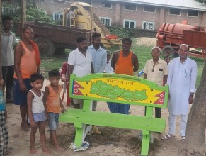पोखरियामा पार्क निर्माण अभियानअन्तर्गत गार्डेन चेयर हस्तान्तरण