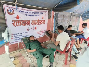 सविधान दिवस तथा राष्ट्रिय दिवसको अवसरमा जितपुरमा स्वास्थ्य जाँच तथा खुला रक्तदान कार्यक्रम सम्पन्न
