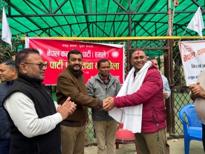 वीरगञ्ज–१३ का पूर्व वडाध्यक्ष र वडा सदस्यसहित सयौं नेता एमाले प्रवेश