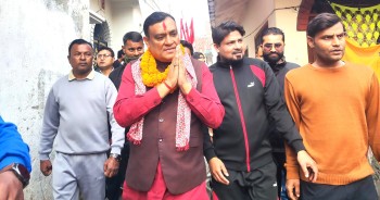 वीरगंजलाई औद्योगिक राजधानी बनाउने लक्ष्यसहित अनिल रुङटाको घरदैलो अभियान