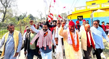 वीरगंज –३२ टेढामा  प्रदीप यादवको घरदैलो सम्पन्न,युवा रोजगार, महिला सशक्तीकरण र स्थानीय विकासमा जोड