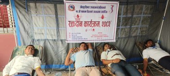 जितपुरमा खुल्ला रक्तदान कार्यक्रम सम्पन्न, २६ गरे जनाले  गरे रक्तदान 