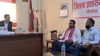 नारायणी अस्पतालको बेथितीप्रति सांसद कानुको ध्यानाकर्षण, प्रजिअसँग छलफल