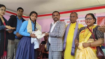 जगरनाथपुर गाउँपालिकाबाट एसइई परीक्षा दिने विद्यार्थीहरूको भव्य विदाई