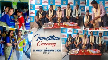 भव्य समारोहबीच सेन्ट जेभियर्समा नयाँ विद्यार्थी नेतृत्व चयन तथा शपथ ग्रहण सम्पन्न