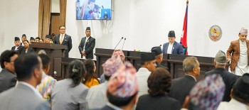 बालेन शाहको राजीनामा माग्दै संसद्मा विपक्षीको नाराबाजी