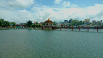 घडिअर्वा पोखरीमा छठ पर्व तयारी अन्तिम चरणमा 